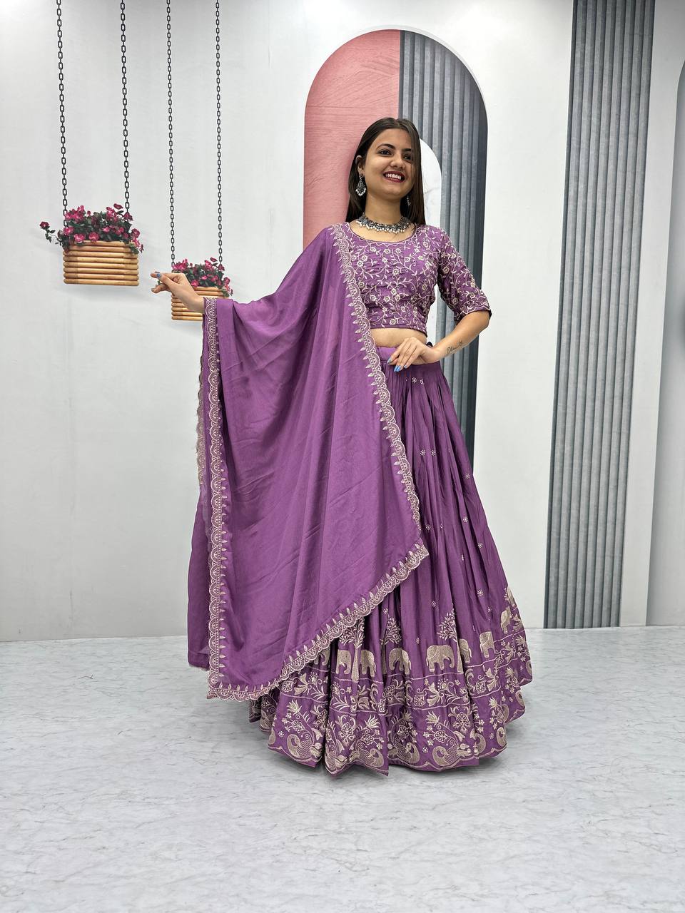 Premium Festival Chinon Lehenga