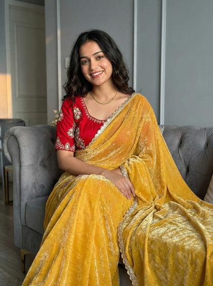 Sun Shine Fendy Silk Saree