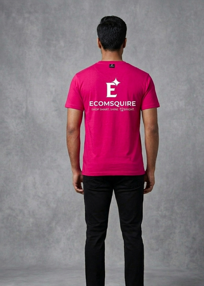 ECOMSQUIRE Premium Comfort Maroon T-Shirt