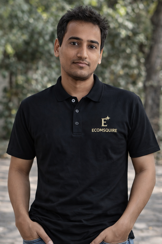 ECOMSQUIRE Premium Collar Polo T-Shirt