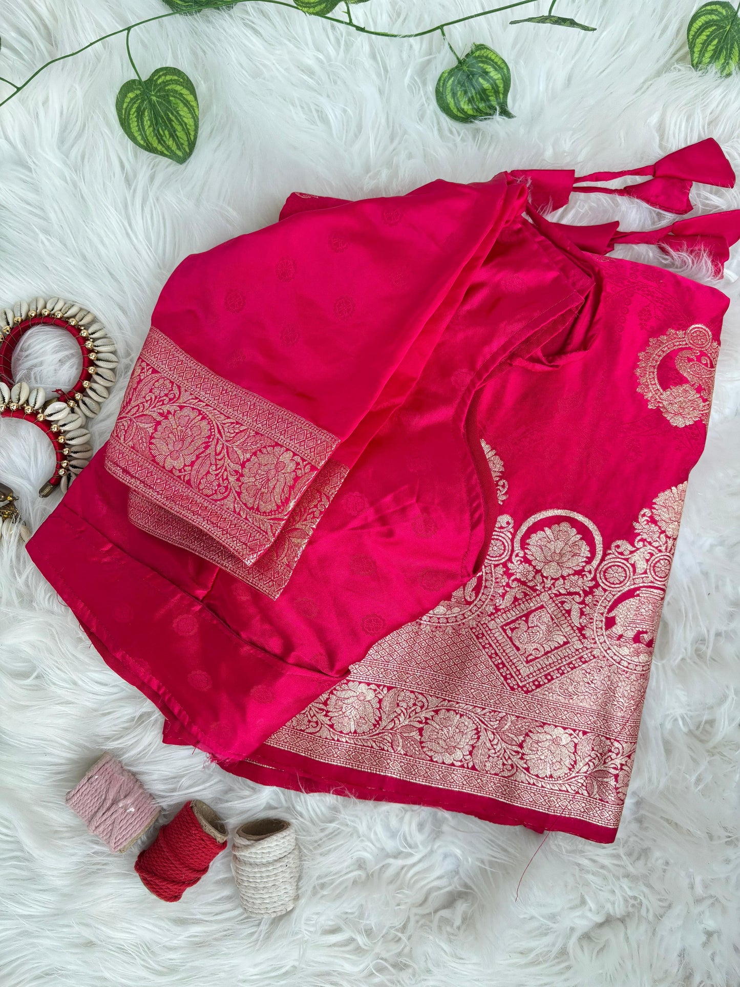 Jhanvi Rich Silk Saree – Pink