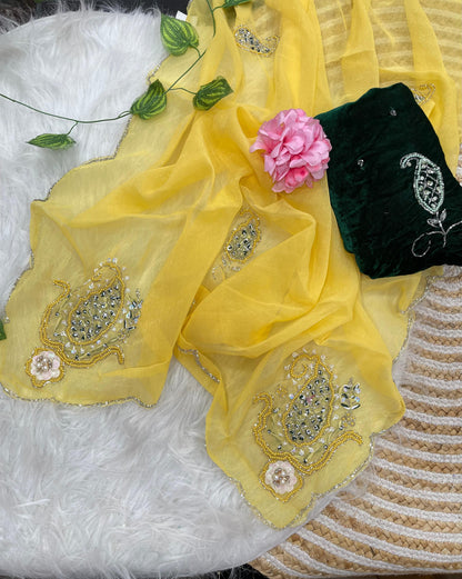Maharani – Pure Shimmer Silk Saree