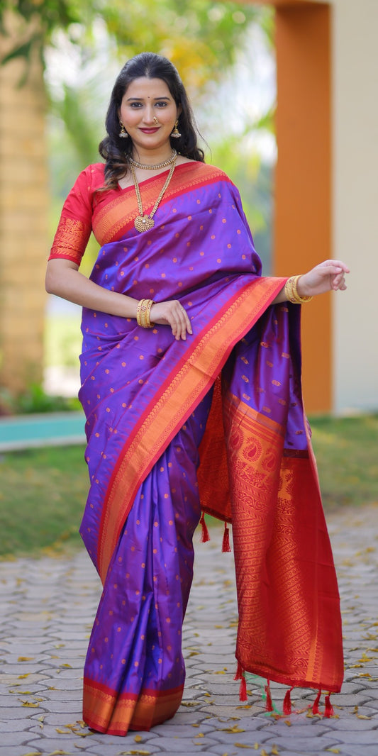 Kanji gadwal silk saree