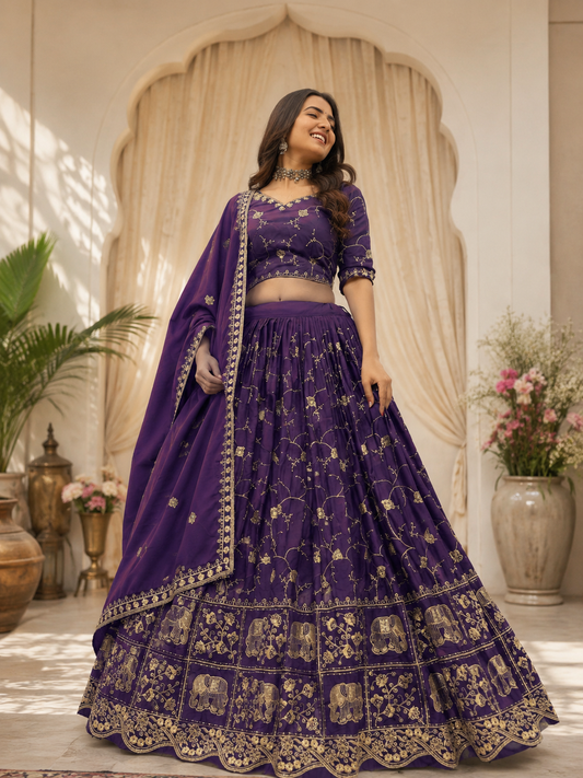 New Festival Special Crepe Silk Lehenga Choli Collection