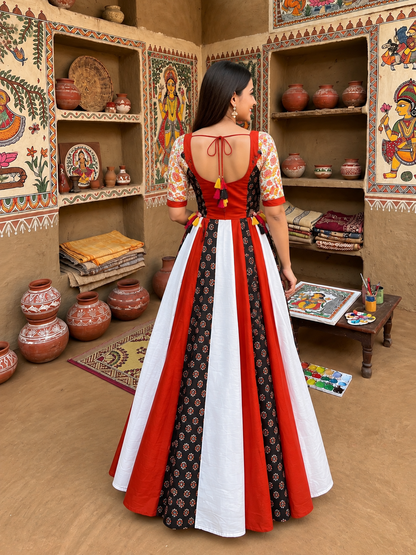 Navratri Special Cotton Kediyu Lehenga Set | Garba Chaniya Choli