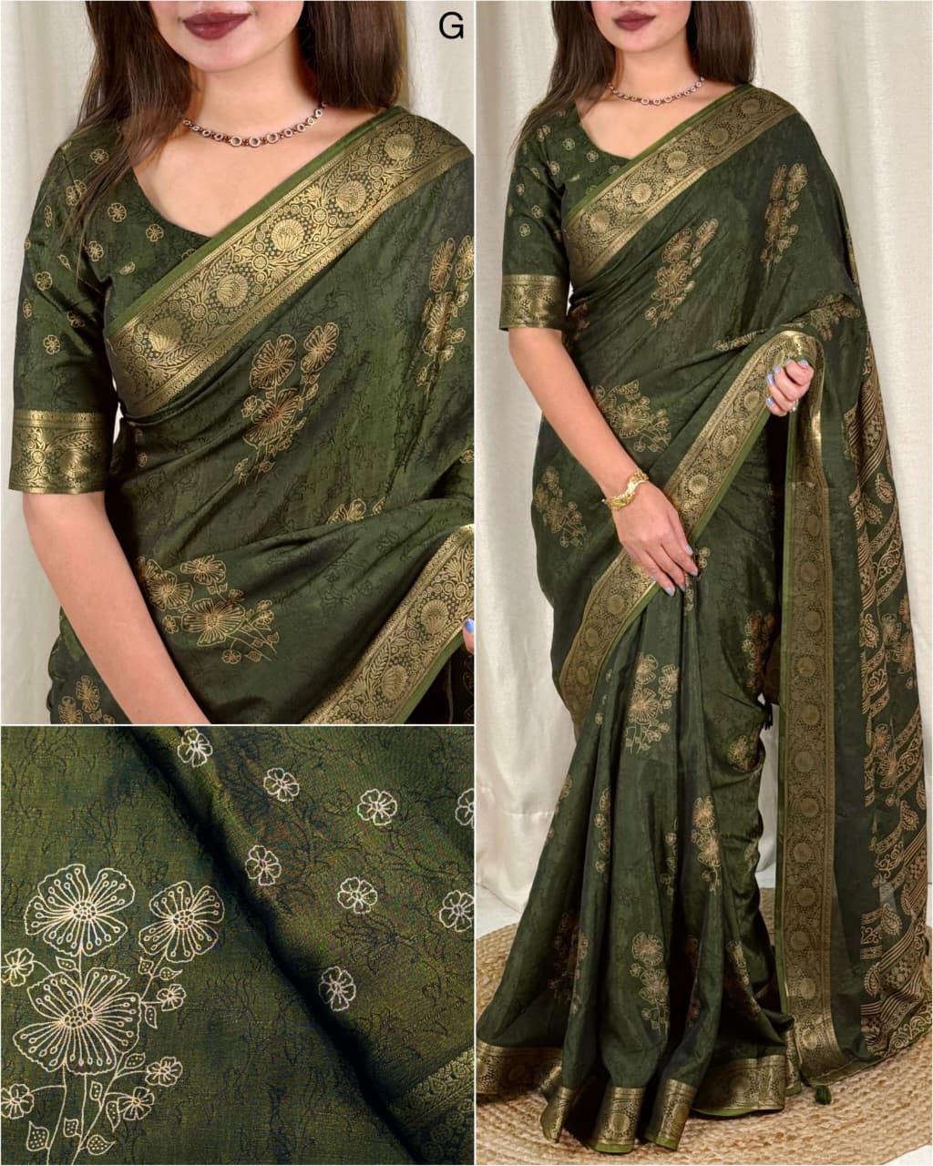 Tom & Jerry Cotton Silk Saree