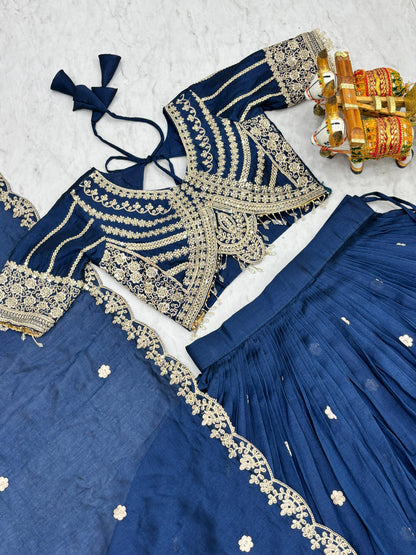 Designer Wedding Collection Lehenga Choli with Heavy Embroidery Work