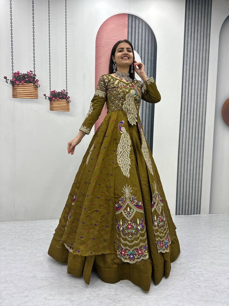 Festival Special Vichitra Lehenga Set