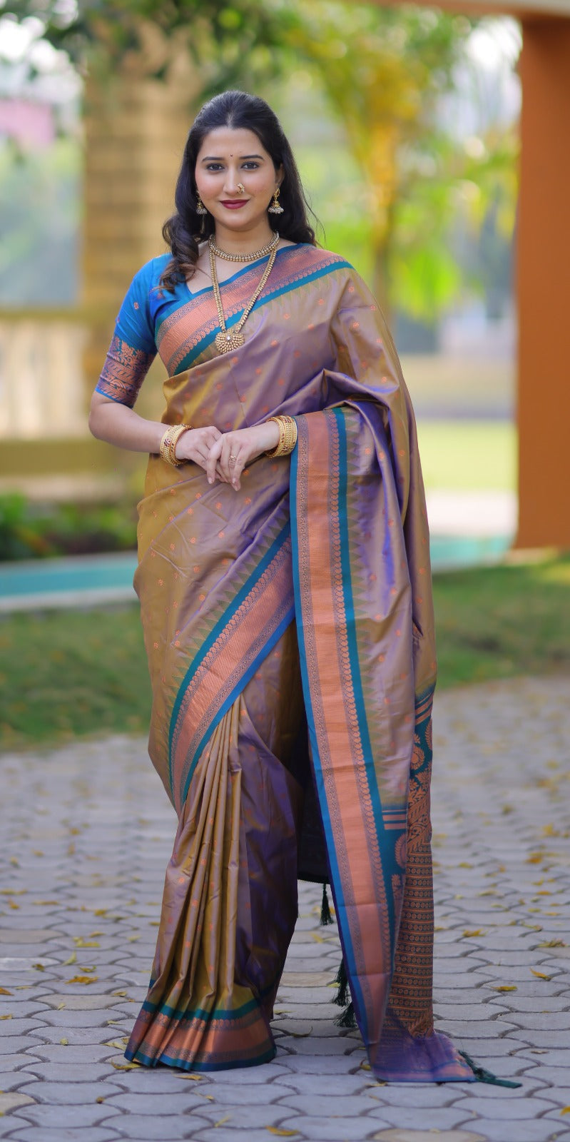 Kanji gadwal silk saree
