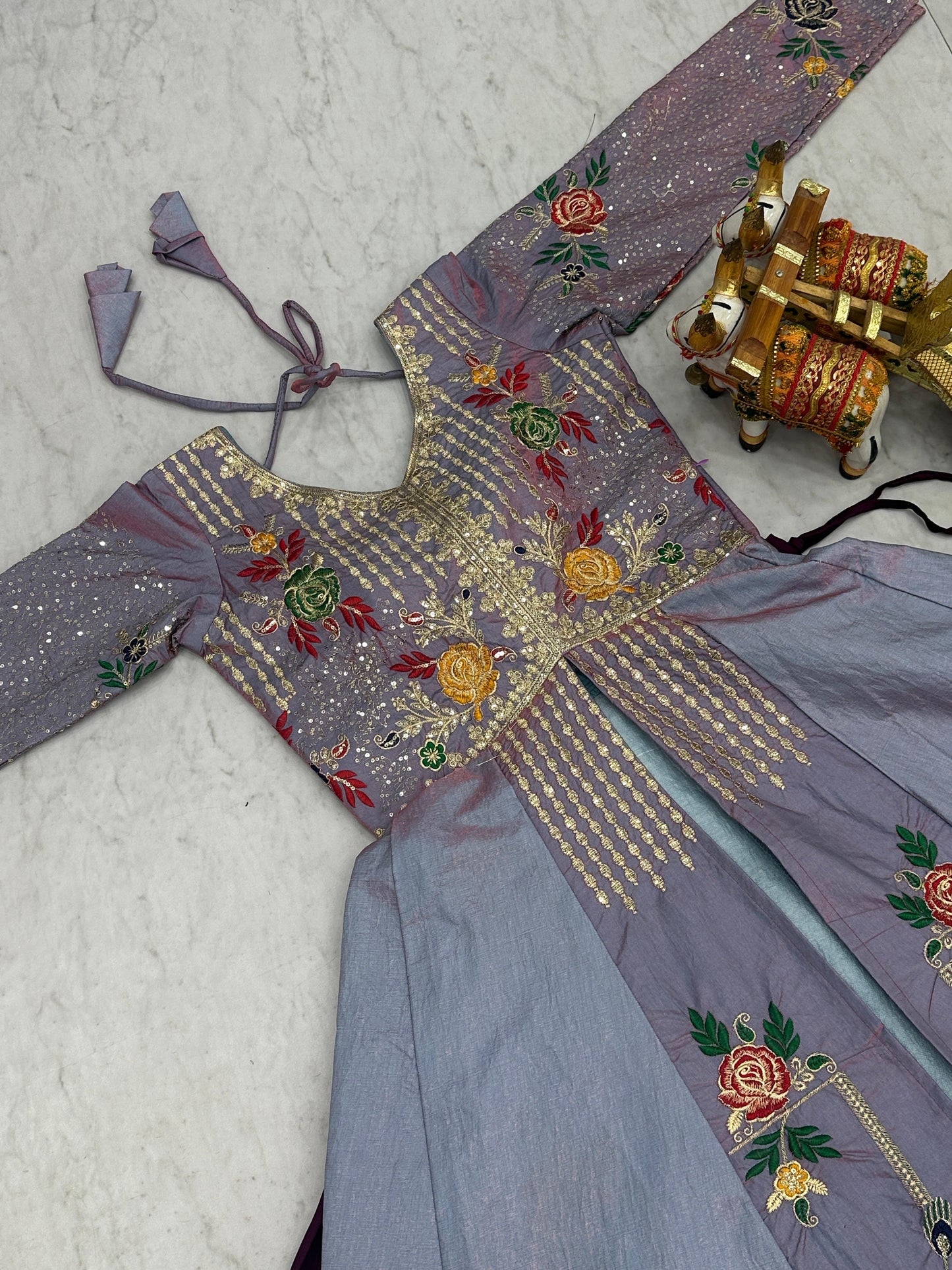 Peacock Embroidered Lehenga Choli