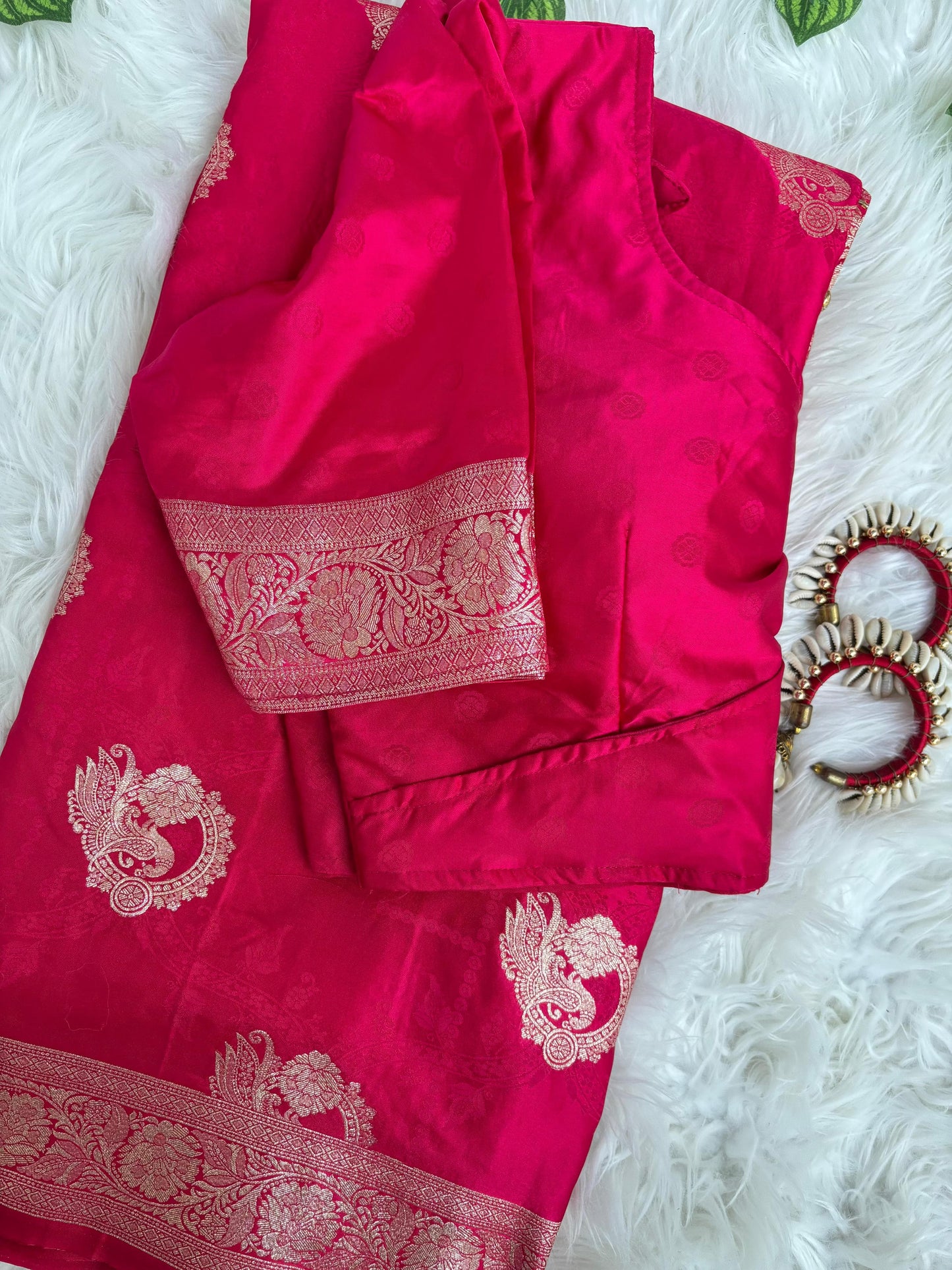 Jhanvi Rich Silk Saree – Pink