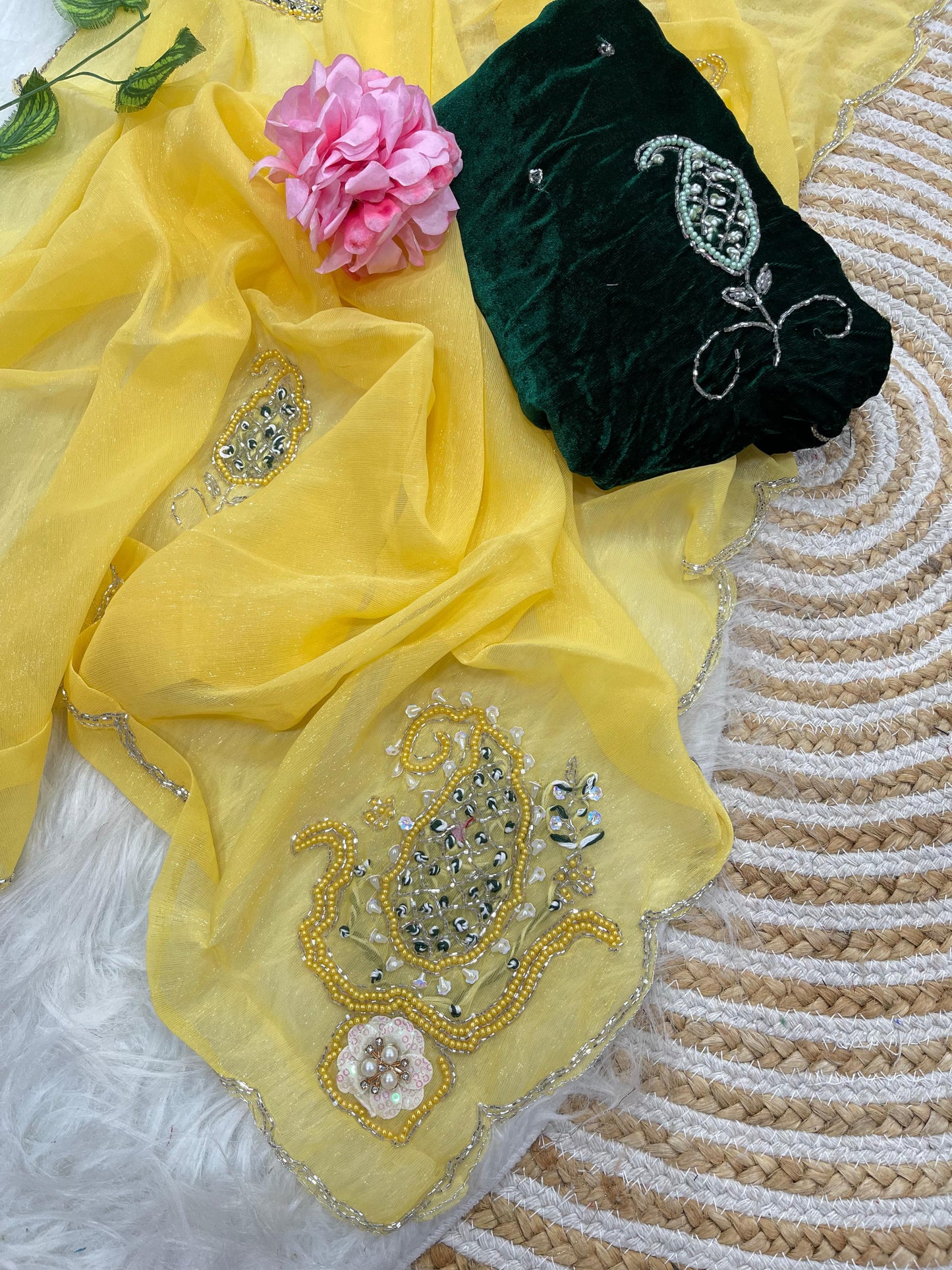 Maharani – Pure Shimmer Silk Saree