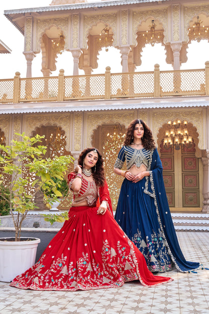 Heavy Embroidery Wedding Lehenga Choli