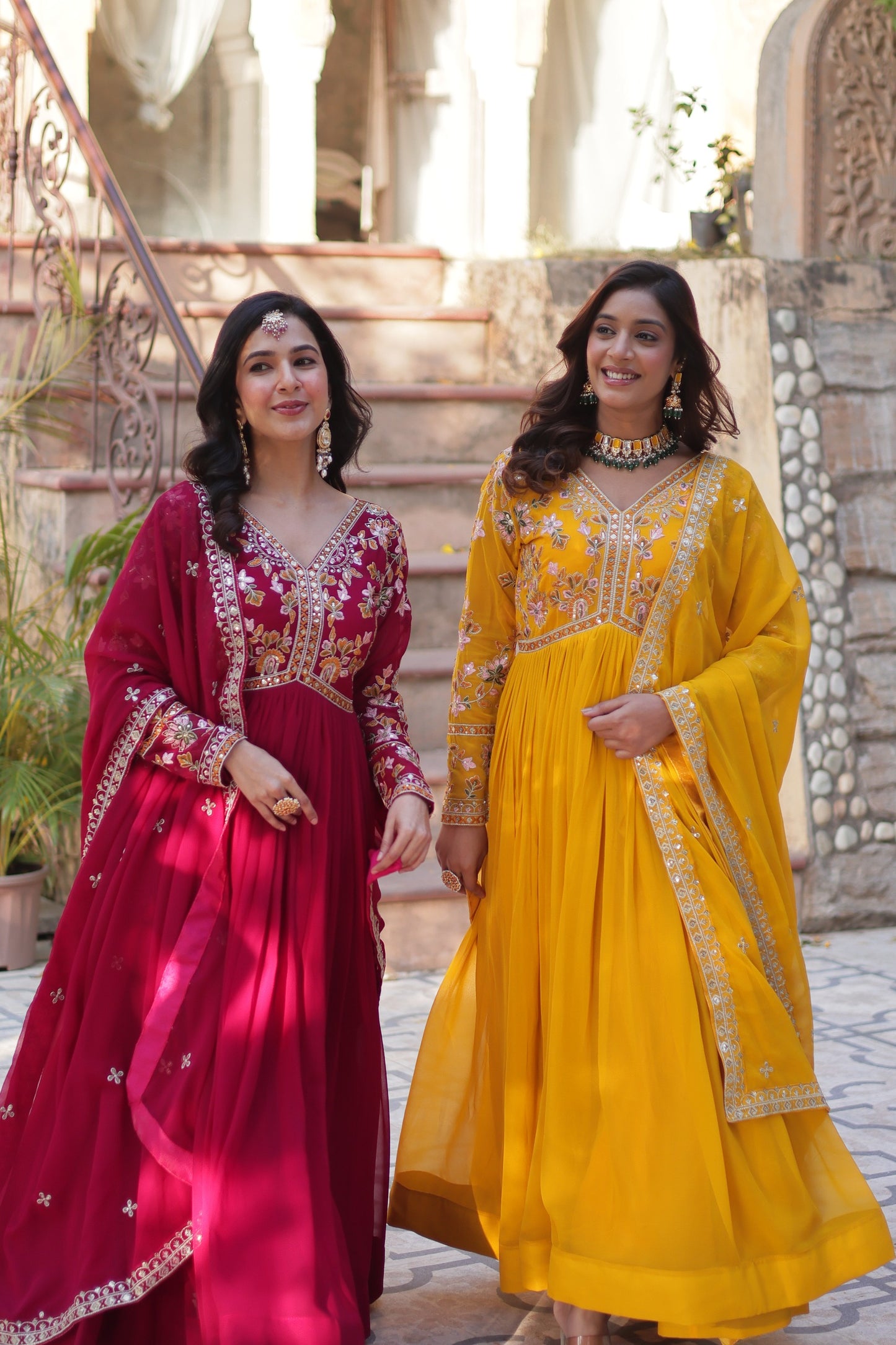 Premium Designer Gown With Dupatta