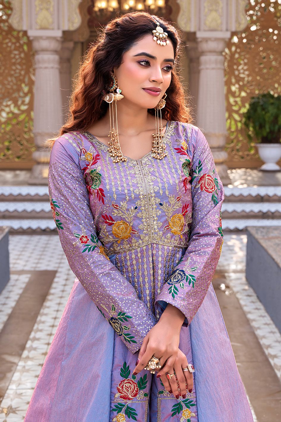 Peacock Embroidered Lehenga Choli