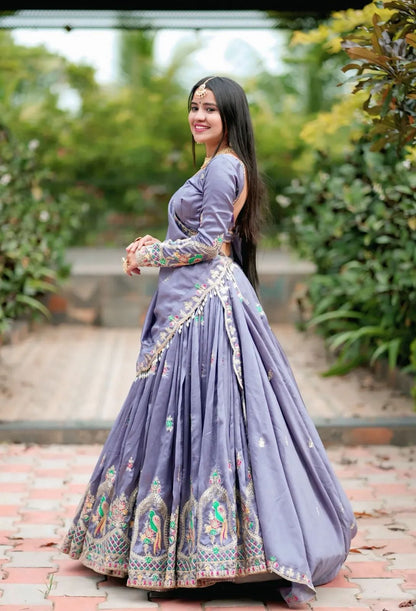 Chinon Embroidered Lehenga Choli