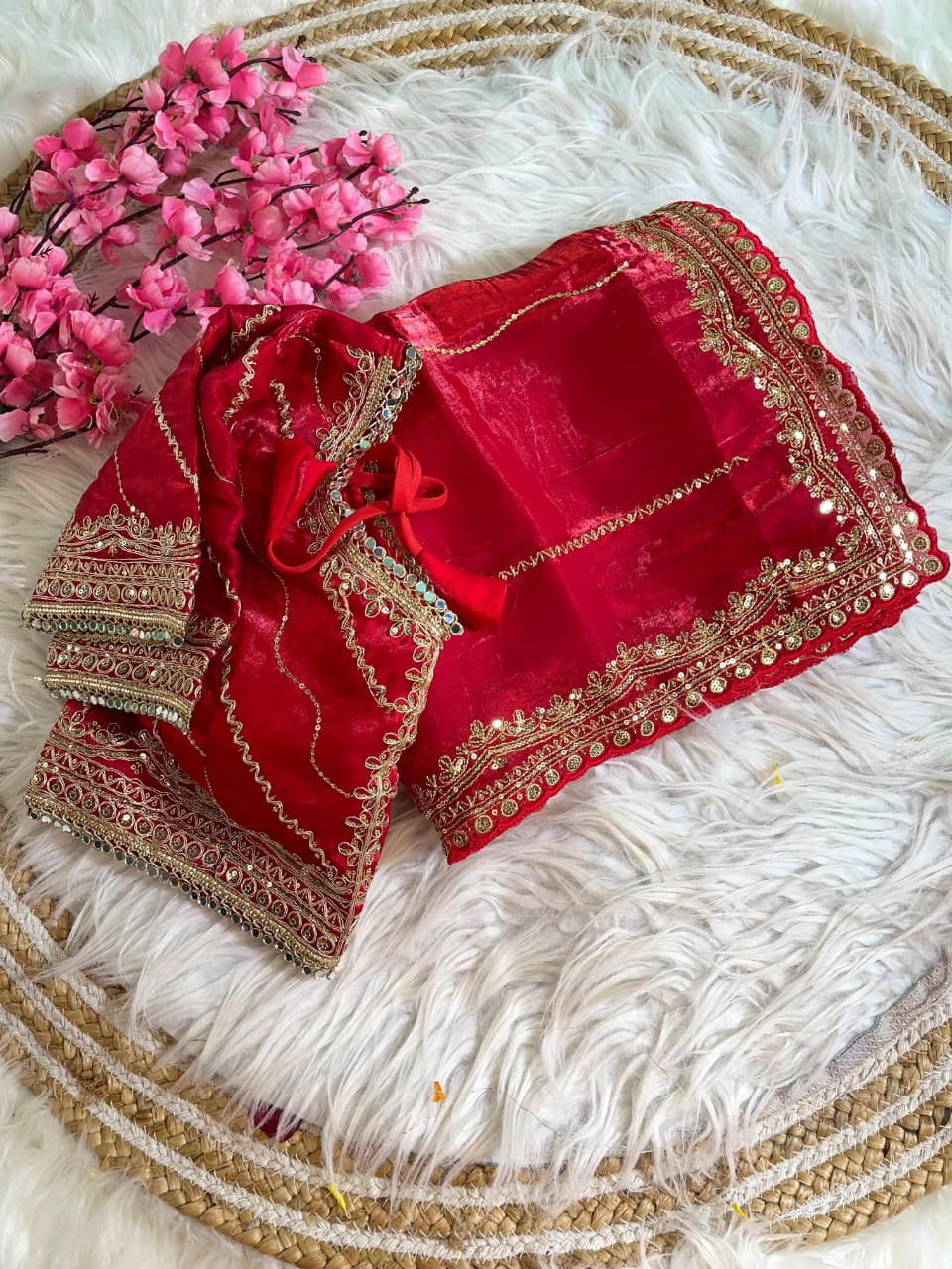 Zimmy Choo Silk Embroidery Saree