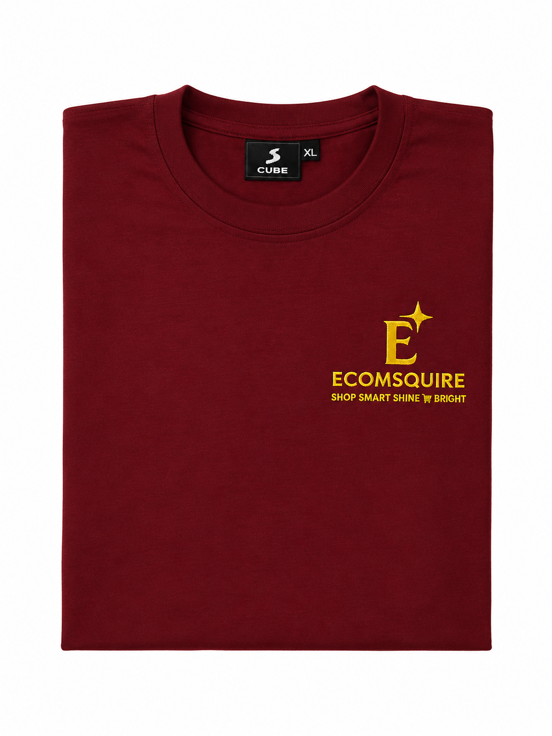 Ecomsquire Premium Cotton T-Shirt Combo Pack for Men (Maroon & Red)