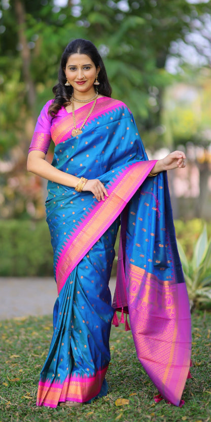 Kanji gadwal silk saree