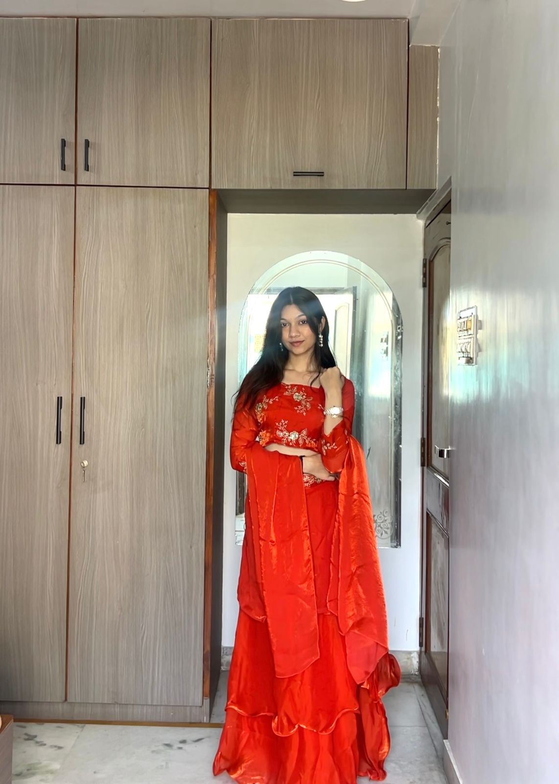 3-Piece Party Wear Lehenga Set