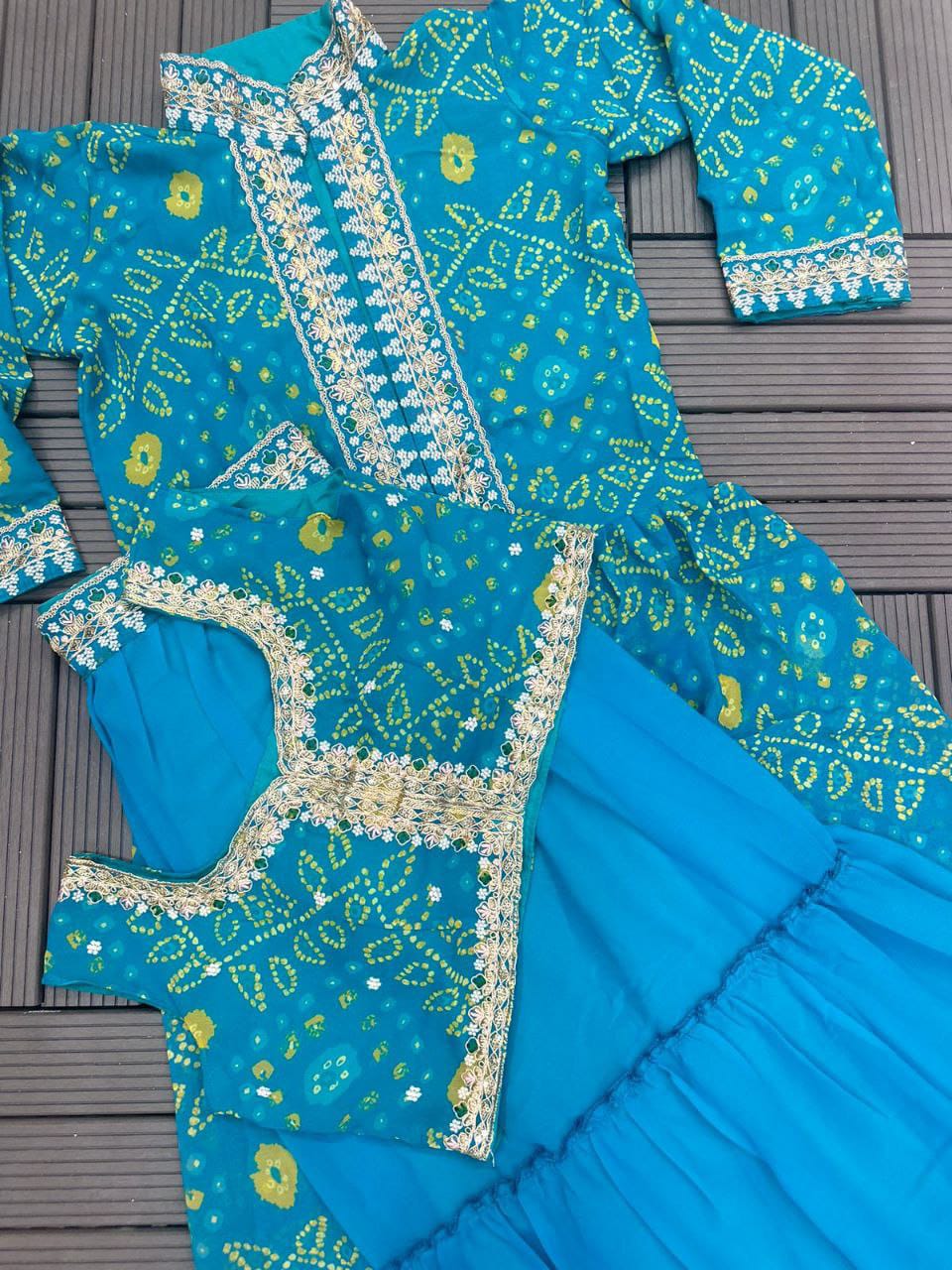 New Super Trending Party Wear Shrug Lehenga Set