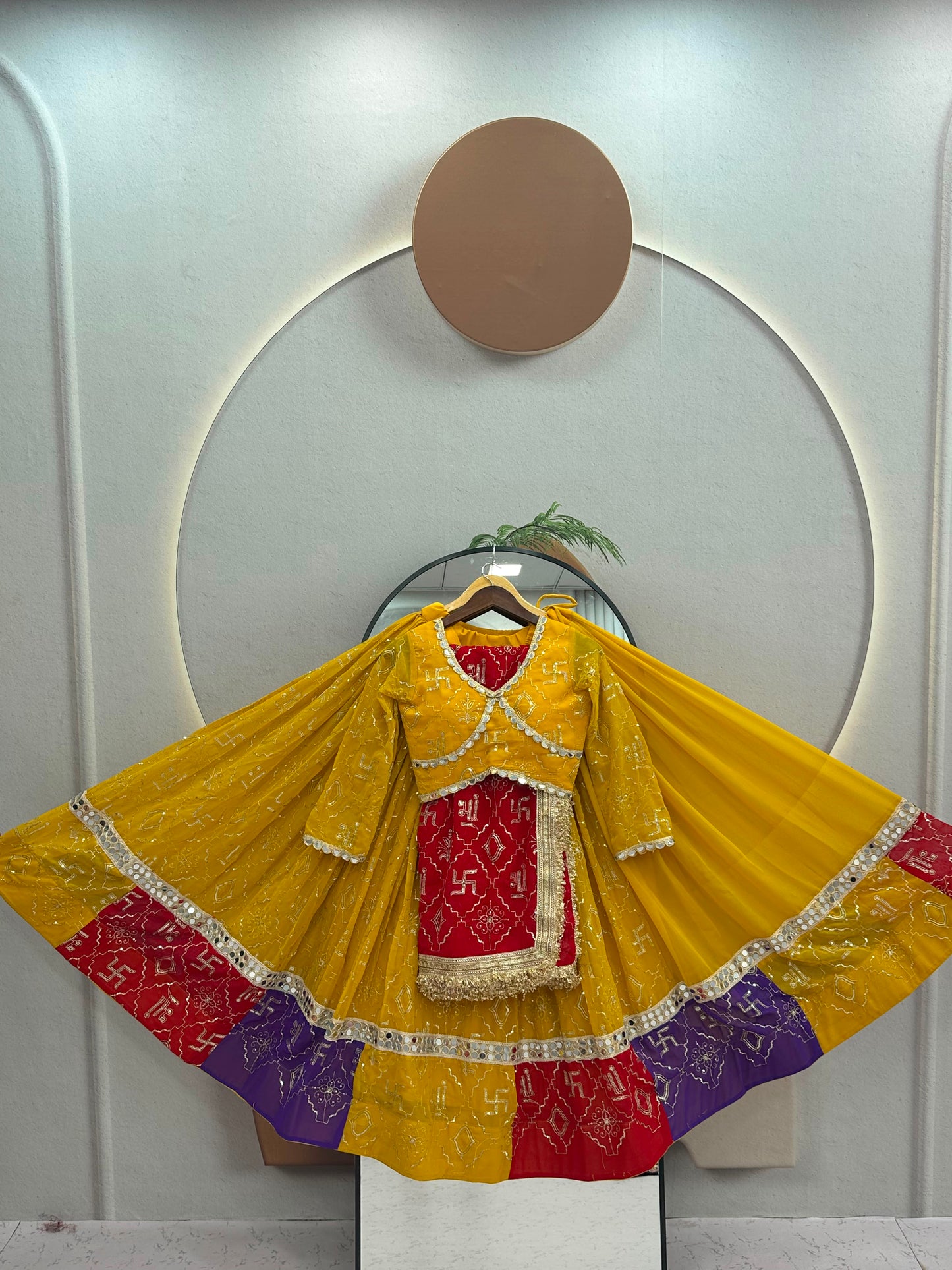 Navratri Special Heavy Embroidery Lehenga Choli Set