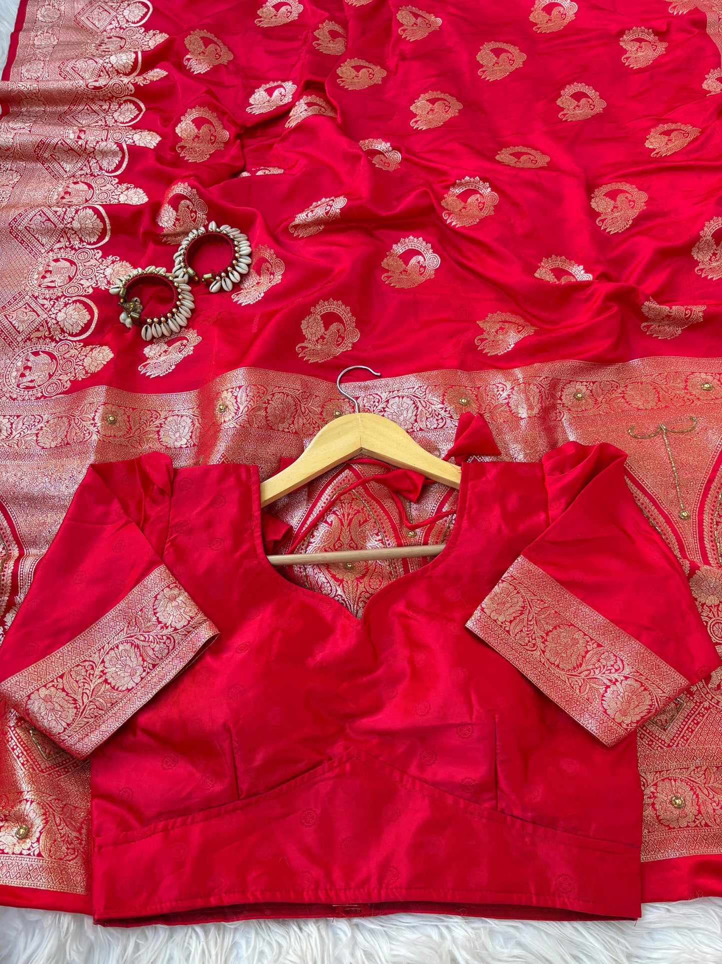 Jhanvi Rich Silk Saree – Pink