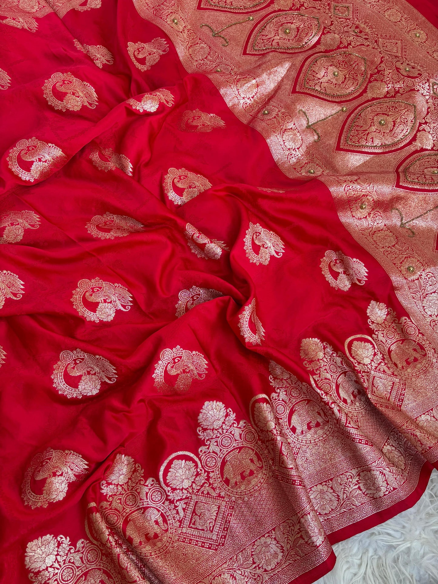 Jhanvi Rich Silk Saree – Pink