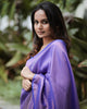 Purple Silk Saree