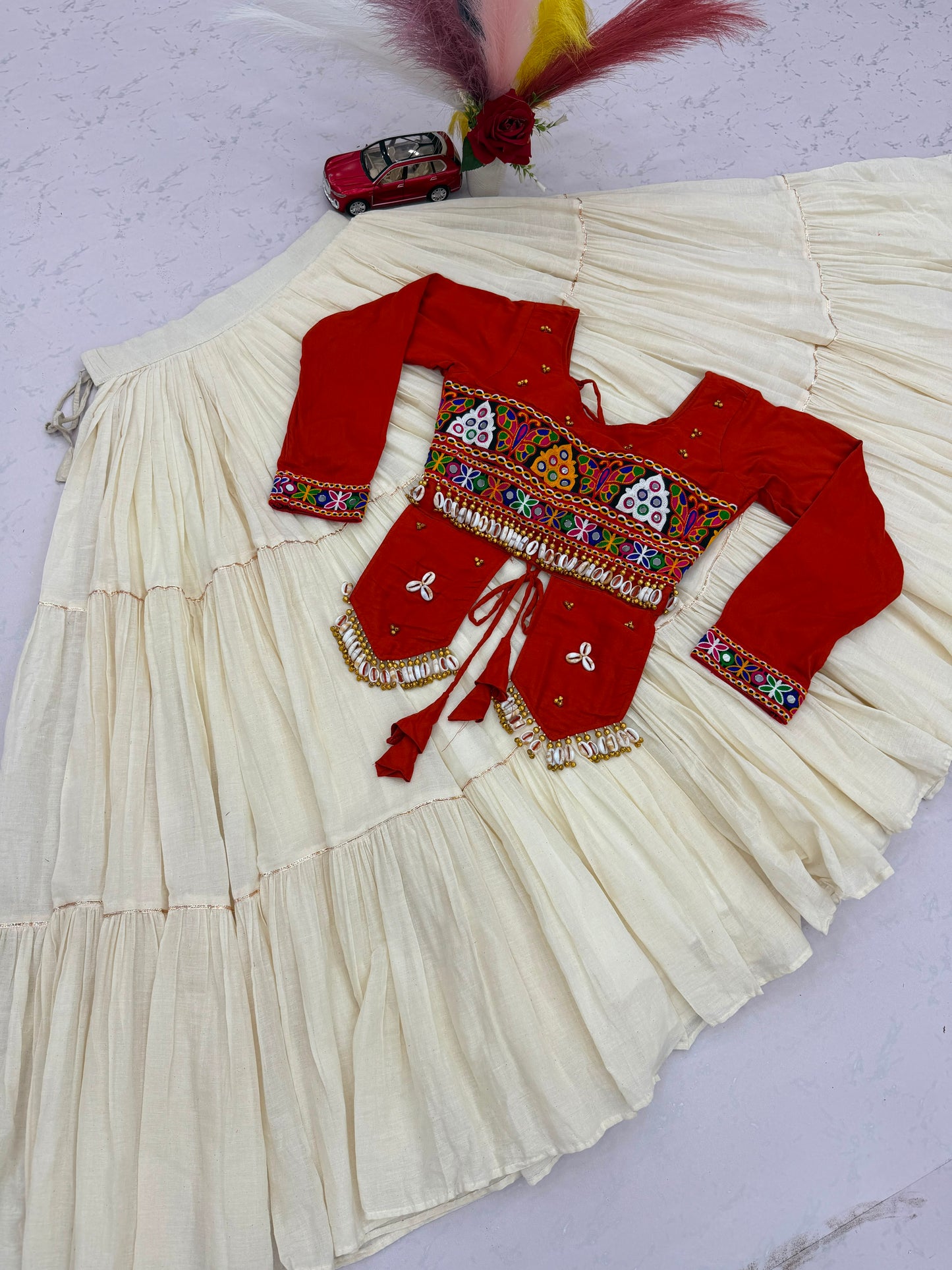 Navratri Special Hand Work Lehenga Choli | 9 Meter Flair