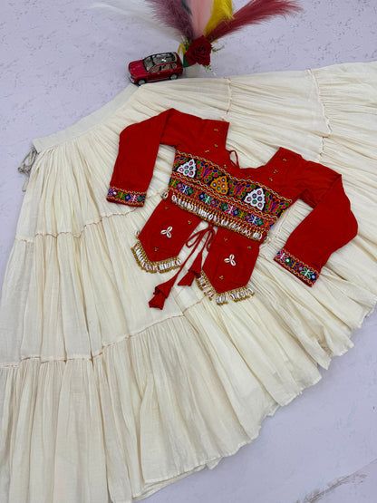 Navratri Special Hand Work Lehenga Choli | 9 Meter Flair