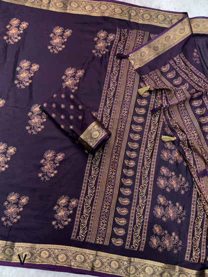 Tom & Jerry Cotton Silk Saree