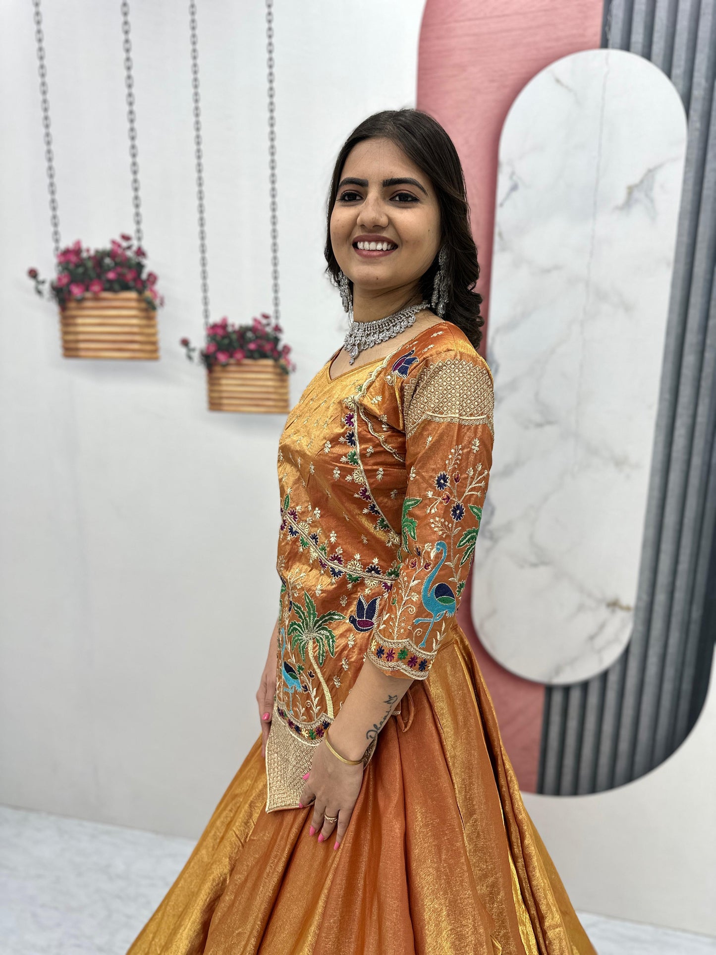 Festival Silk Satin Lehenga Choli