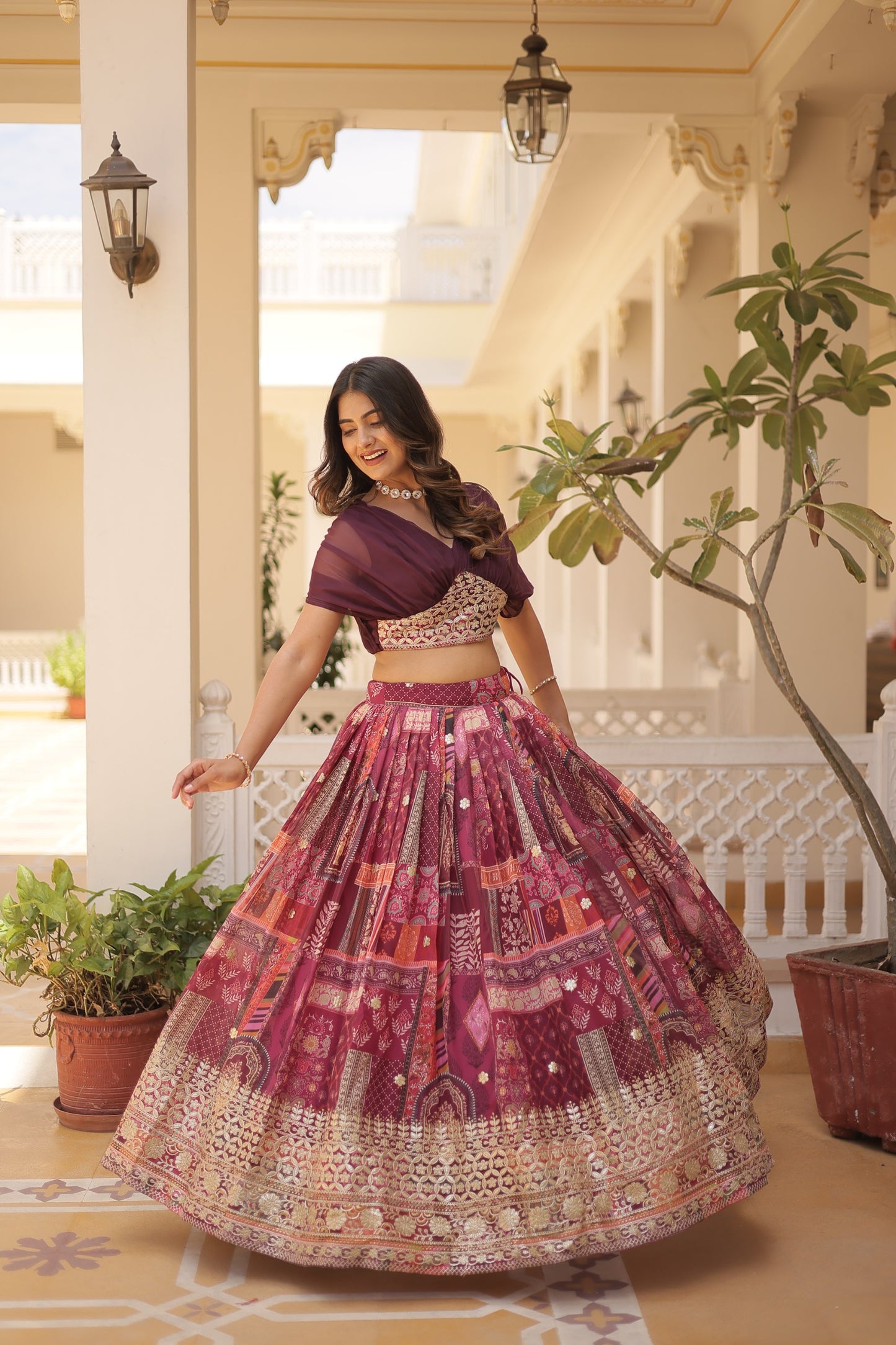 Premium Russian Silk Lehenga Choli