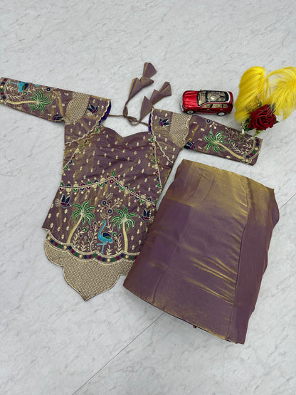 Festival Silk Satin Lehenga Choli