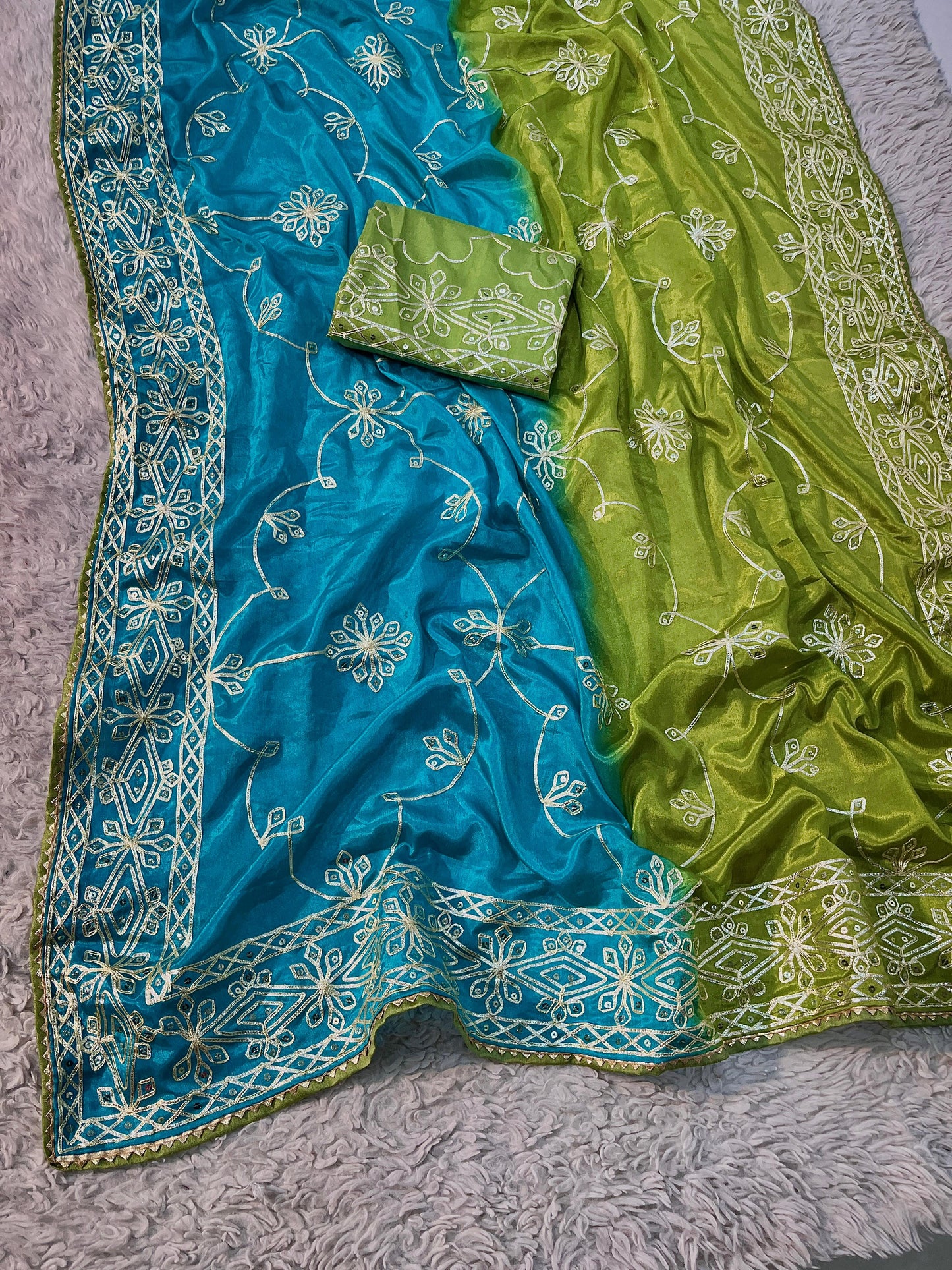 New Latest Arrivals – Premium Chinon Pedding Saree Collection
