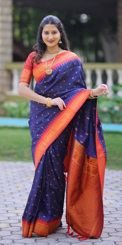 Kanji gadwal silk saree