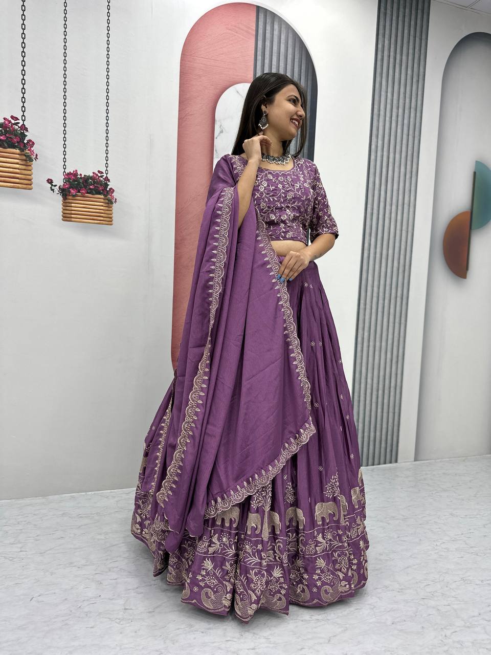 Premium Festival Chinon Lehenga