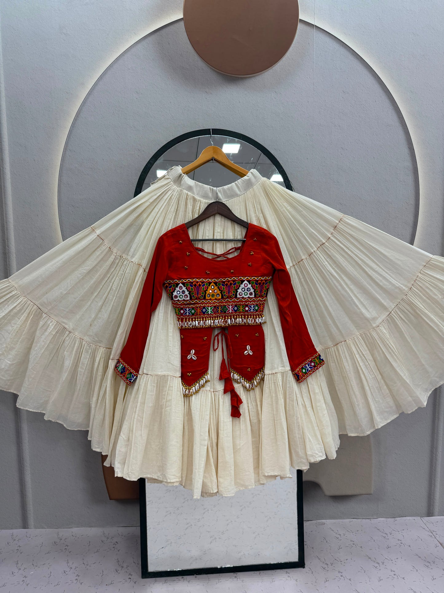 Navratri Special Hand Work Lehenga Choli | 9 Meter Flair