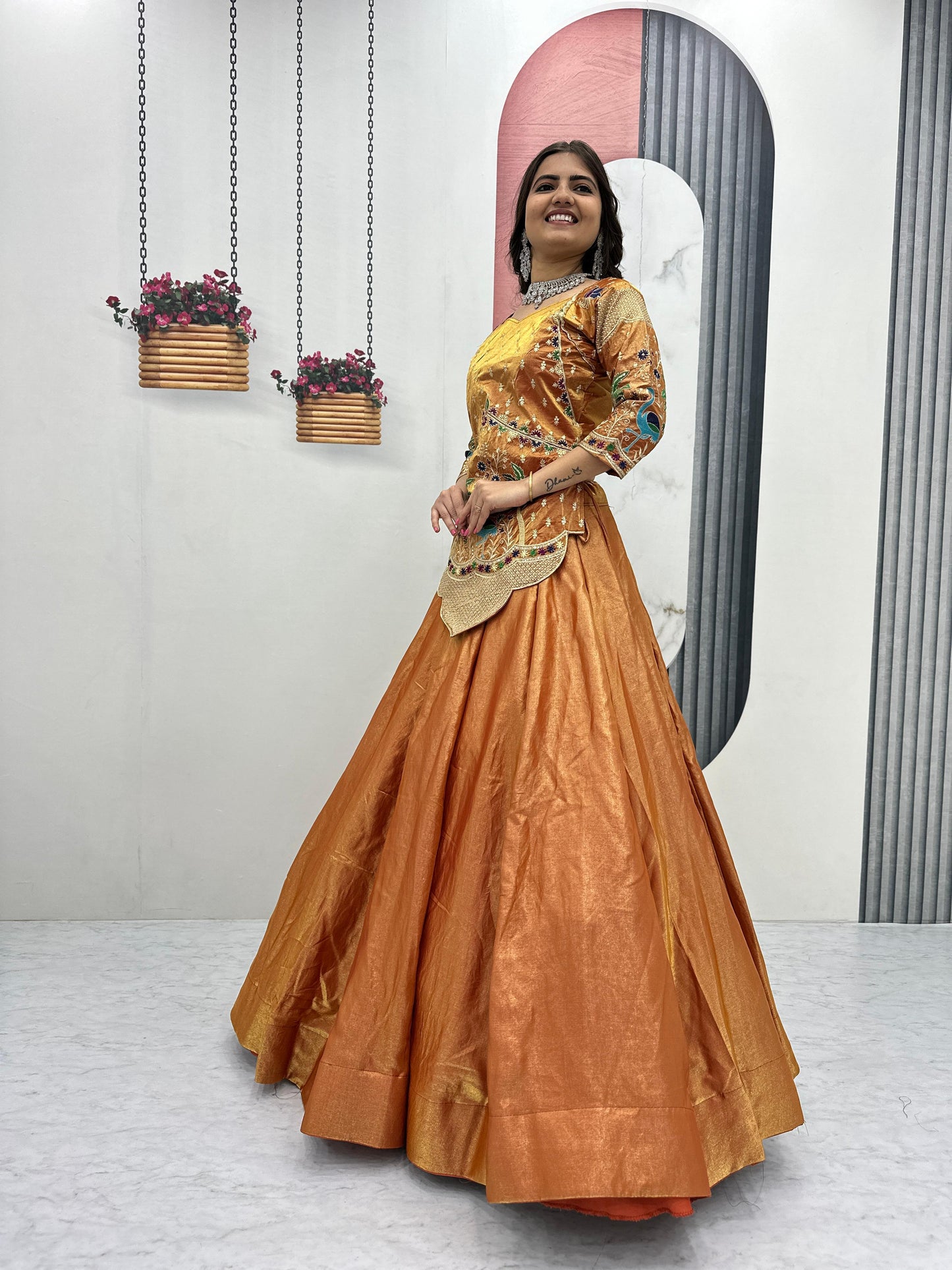 Festival Silk Satin Lehenga Choli