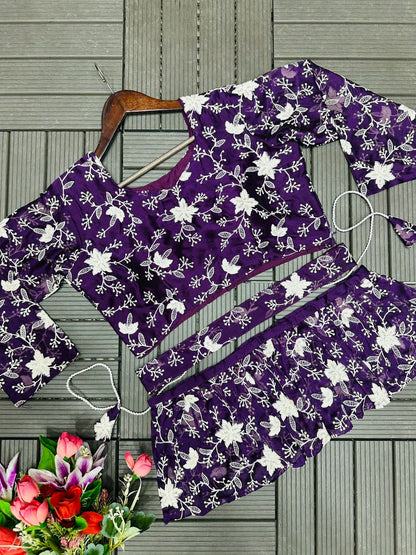 2-in-1 Party Wear Lehenga Set