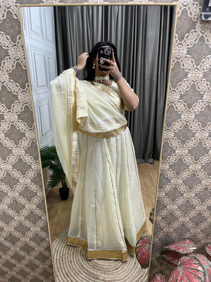 Wedding Special Crystal Silk Lehenga Choli