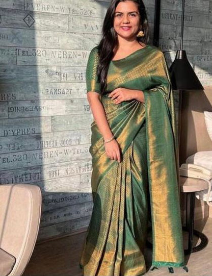 Green Silk Saree