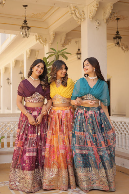 Premium Russian Silk Lehenga Choli