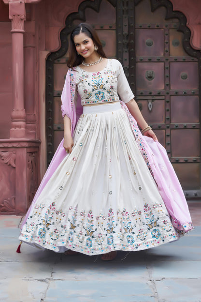 Tissue Silk Festival Lehenga Set