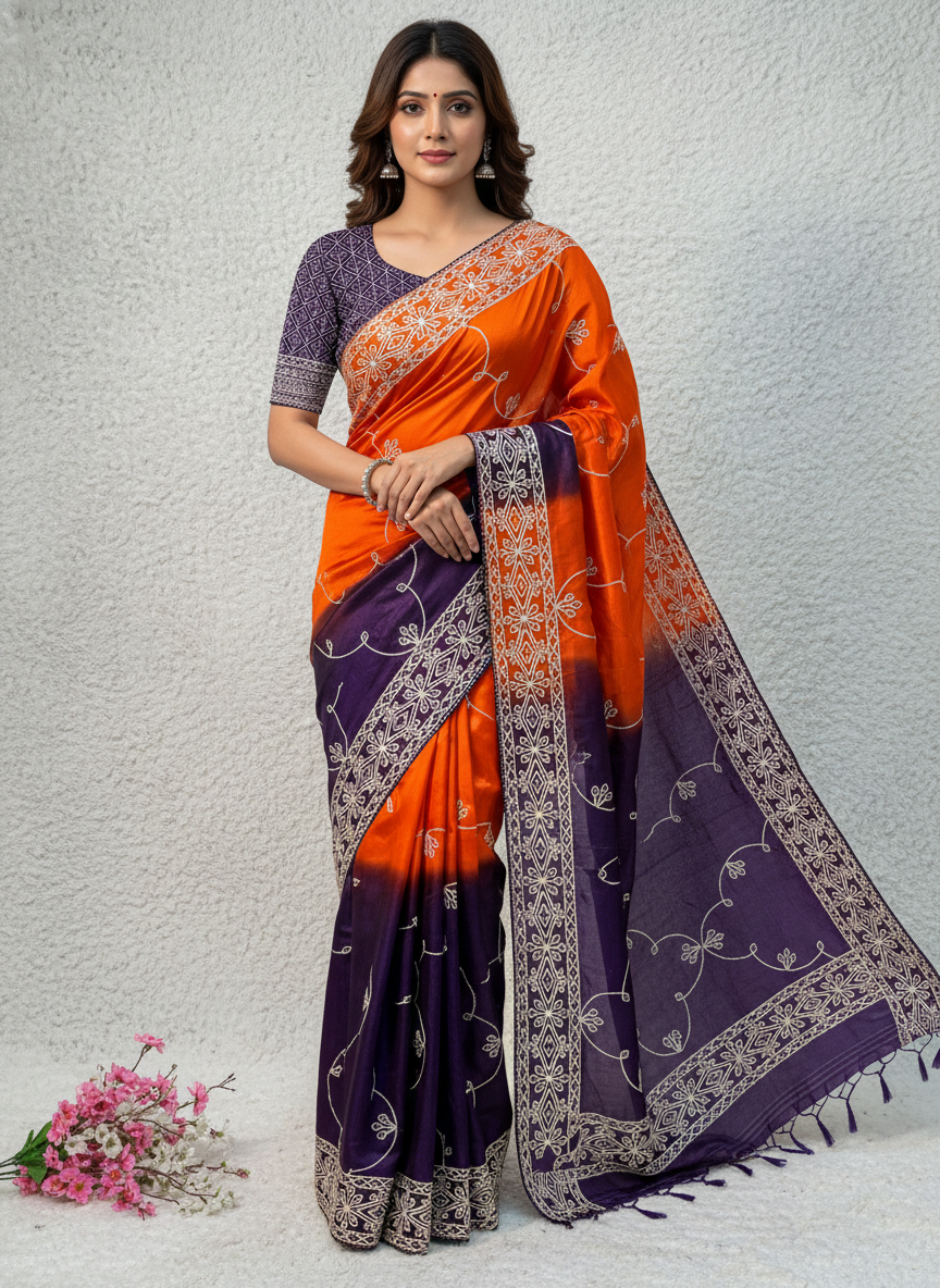 New Latest Arrivals – Premium Chinon Pedding Saree Collection