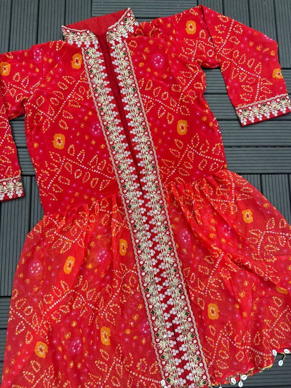 New Super Trending Party Wear Shrug Lehenga Set