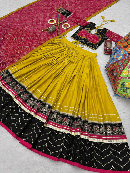 Navratri Special Pure Cotton Lehenga Choli Set