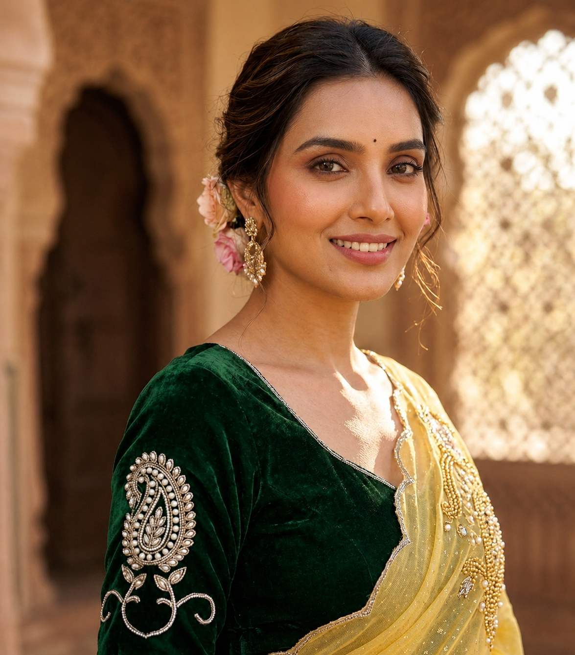 Maharani – Pure Shimmer Silk Saree