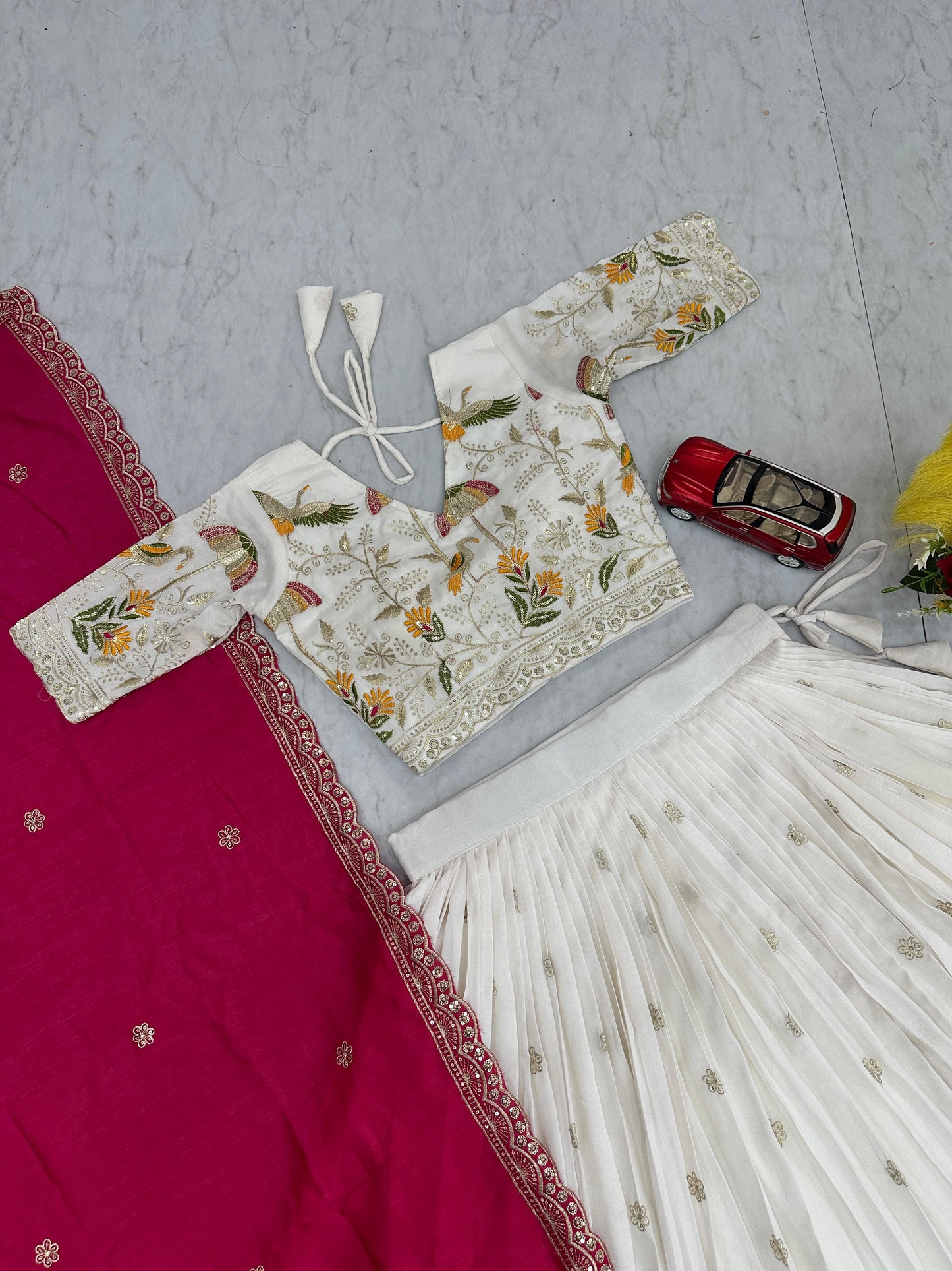 Festival Embroidery Silk Lehenga Choli